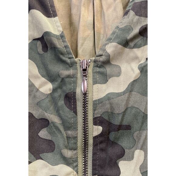 NWT Torrid Dress Womens Size 3 Green Camouflage Drawstring 3/4 Sleeve Casual - Picture 5 of 6